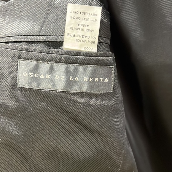 Oscar de la Renta wool cashmere Blazer men's 39R - Picture 6 of 13